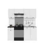 Modular kitchen JUNONA LINE 180 BBL BRW white order